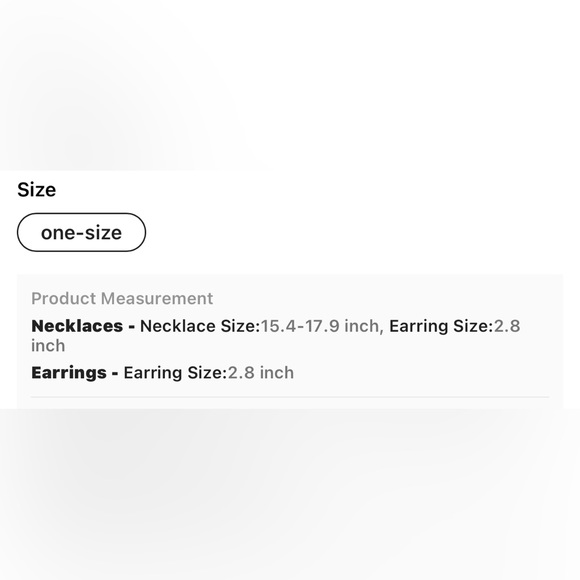 Feathered shape necklace and drop earrings - Picture 7 of 9